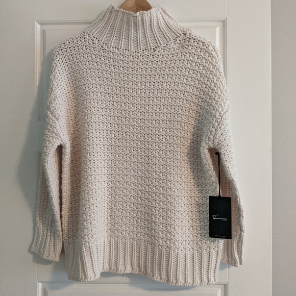 Femme by design Cream turtle neck sweater - Picture 2 of 2